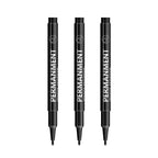 3/6/12 Pcs Waterproof Marker Pen White Black Inks  2mm Tip For Rock Painting Stone Ceramic Glass Wood Tire Fabric Metal Canvas