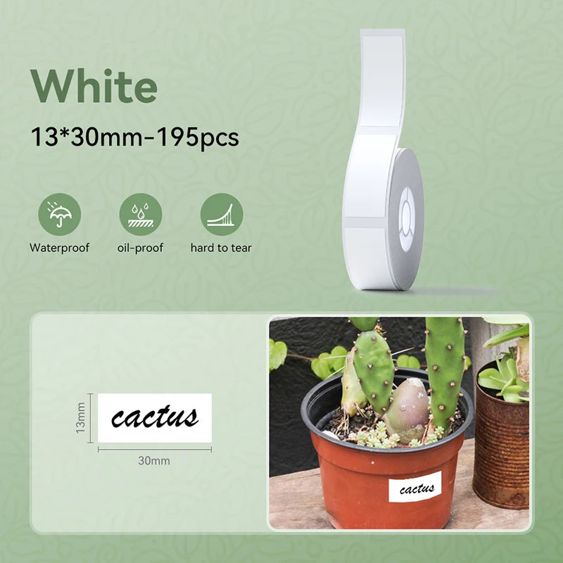Niimbot N1/B18 Thermal Transfer Label Printer Label Maker with Black Ribbon Paper Tag Sticker for Home Office Jewelry Garden