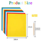 10pcs/set Embroidery Transfer Carbon Paper Water-Soluble Tracing Paper Embossing Stylus for DIY Sewing Accessories