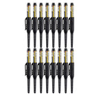 4-40Pcs White/Black/Blue/Red 45mm Deep Hole Marker Pens Long Nib Head Carpenter Pen Waterproof for Measuring Woodworking Office