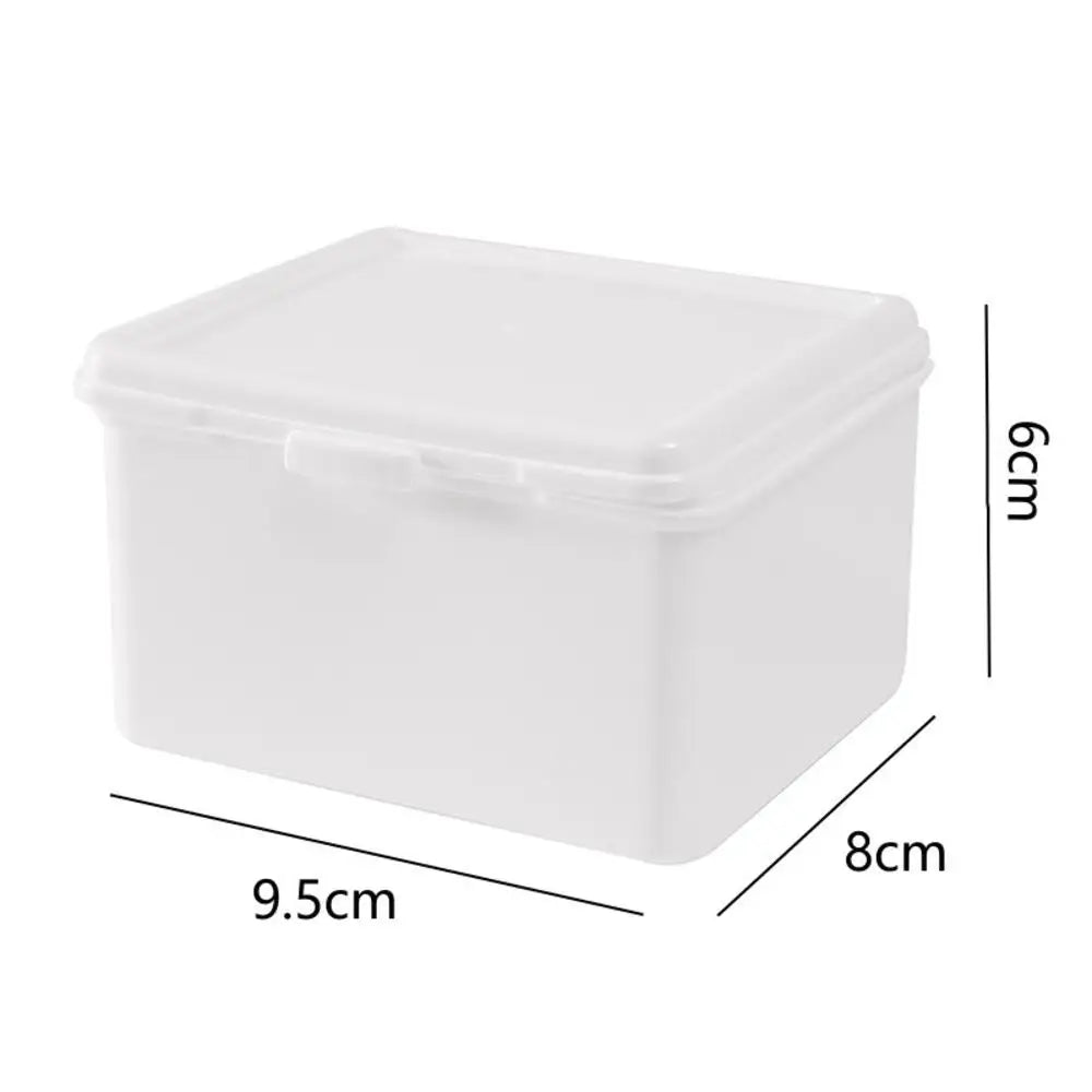 Kpop Photocard Storage Box Transparent Acrylic Photo Card Organizer Compartment Flip Box Card Case Protector Container Korean