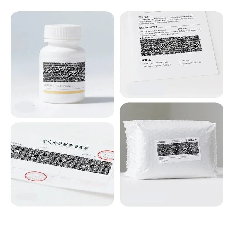 Roller-type Confidential Seal Garbled Privacy Seal Original Ink Express Smear Pen Anti-leakage and Information Concealment