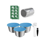 Refillable For Dolce Gusto Capsule Silicone Sleeve Stainless Steel Metal Dolci Gusto Coffee Maker Coffee Scoop Tamper i Cafilas