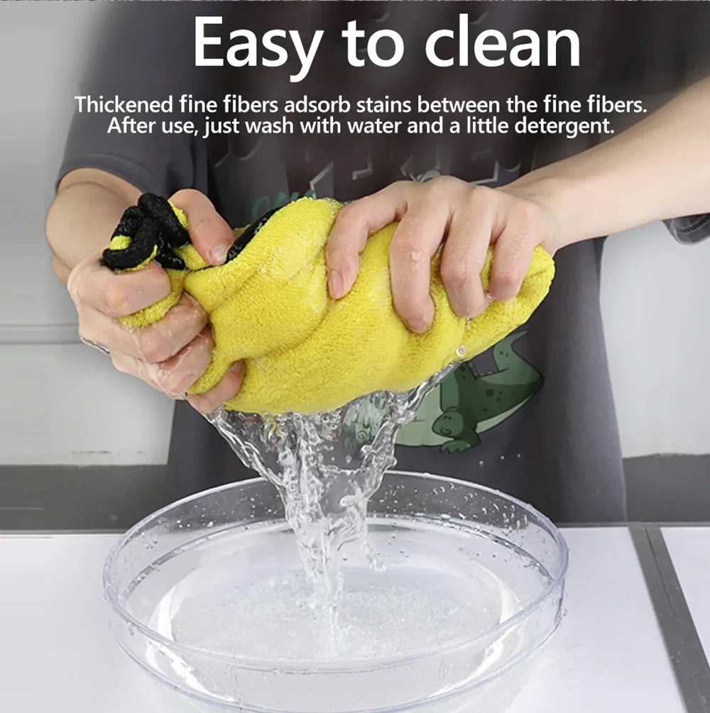 10-20PCS Car Nano Ultra Fiber Cloth Towel Microfiber Car Wash Towel Coral Fleece Towel Car Care Clean Cloth for Car Home Living