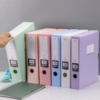 Multifunctional Document Storage Box Folder Large Capacity A4 Information Box Learning Office Storage Box File Box