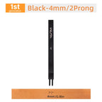 WUTA 1pc 3/4/5/6mm Leather Chisel Tool Diamond Pricking Iron Basic Hole Punch Stitching Leather Craft Tools