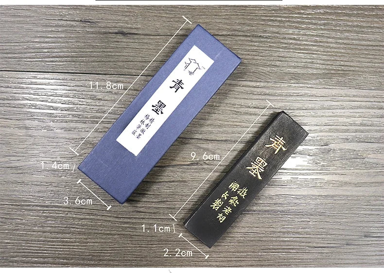 Original Chinese Painting Calligraphy Ink Stick Natural Pure Pine Soot Ink Block Grinding Ink Calligraphy Ink Bar Sumi Inkstick