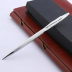 Luxury High Quality Twist Wave Pattern Drawing Ink METAL Ballpoint Pen Stationery Office School Supplies New