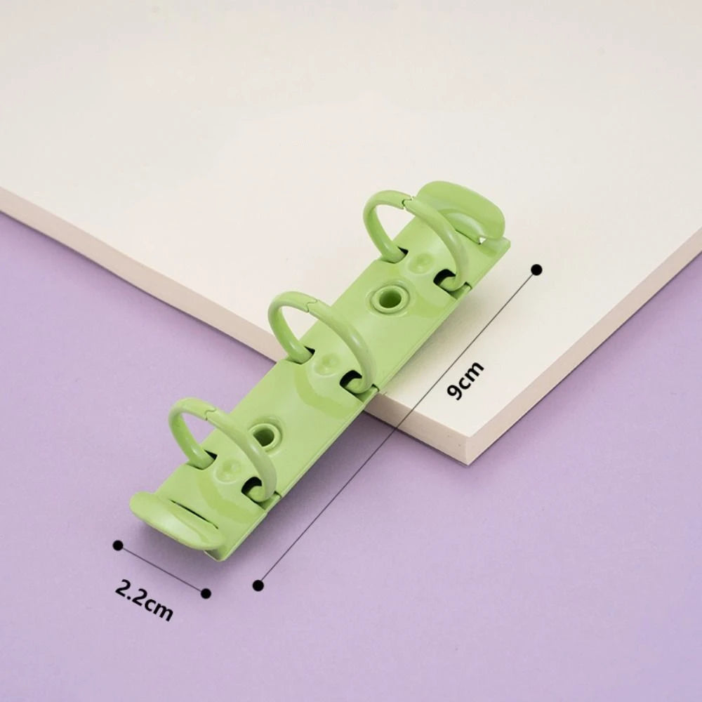 Durable Detachable Metal Spiral Rings Binder Clip High Quality Diary A8 Paper Binder Clips DIY Album Loose Leaf Ring Office
