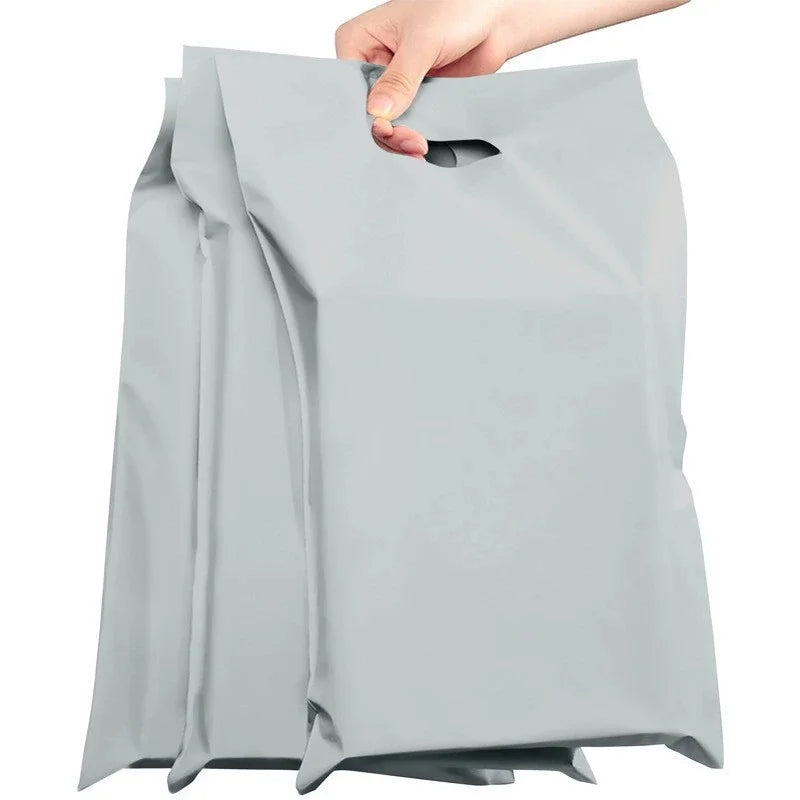 50PCS Thank You Pink Poly Mailer Adhesive Envelopes Bag DIY Logo T-shirt Underwear Dress Leggings Toys Shipping Portable Pouches