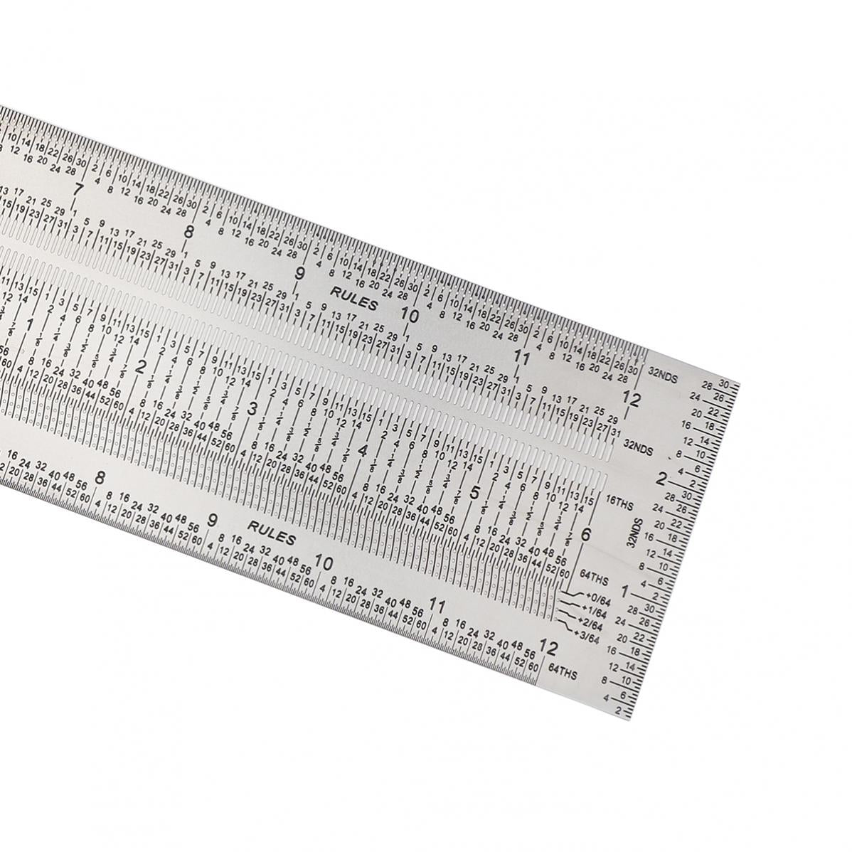 6/12 Inch Line Ruler Precision Marking 1/ 64" T Rule Woodworking Tools Stainless Steel Positioning Scribe Gauge with Marking Pen