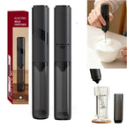 Handheld Egg Beater Froth Mixer Kitchen Stainless Steel Automatic Electric Coffee Milk Foaming Mixer Kitchen Whisk Tools