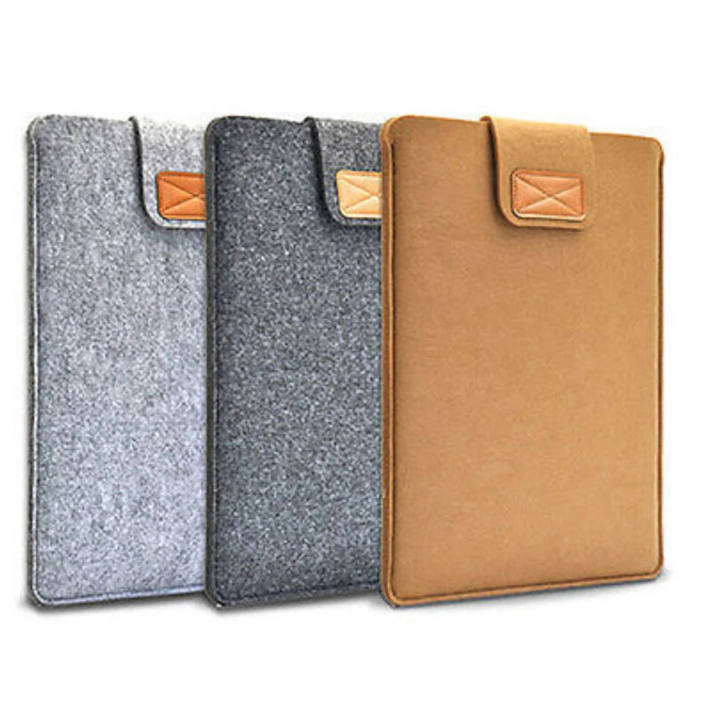 Anti-Scratch Felt Protector Bag Laptops Tablet Protection Case Pouch Light Sleeve For 11 13 15 Inch iPad Pro Macbook Storage Bag