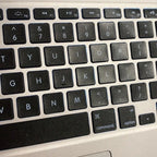 (Us American Style) Frosted Transparent White Mbp Keyboard Sticker Compatible with 13- 16inch MacBook Air/Pro Key Sticker Translucent Film to Prevent Keyboard Oiling