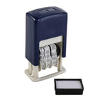 DIY Handle Account Date Stamps Stamping Automatic Ink Return Mini Self-Inking Stamps For Office Supplies Date Wheel Stamp