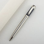 Luxury Metal Rollerball Pen 0.7mm Blue Ink Steel Gold Business Signature Pens for School Office Writing Supplies Stationery