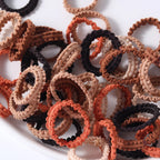50Pcs Children Small Rubber Bands Girls Hair Ties Headbands Non Damaging Tie Ponytail High Elastic Durable Scrunchies Hair Rope