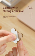 2/3pcs Cute Cartoon Desktop Cable Organizer Managers Self-Adhesive Winder Wire Cord Management Earphone Data Cable Clips Holder