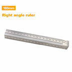 Precision Marking T-Rule, Stainless Steel T Type Hole Ruler Scribing Gauge Marking Measuring Tool Woodwork  200mm/300mm/400mm