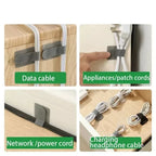 Self Adhesive Reusable Cable Ties 10/20Pcs Desktop Tidy Management Winder Wire Organizer Storage Stand Mouse Earphone Data Cord