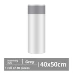 Drawstring Trash Bags Thickened Disposable Kitchen Garbage Can Liners with Handle for Home Office