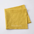 Cloth Napkin 40x40cm Washed Cotton Plain Washed Cotton Soft Rustic Table Napkin for Wedding Christmas Party Daily Family Meals