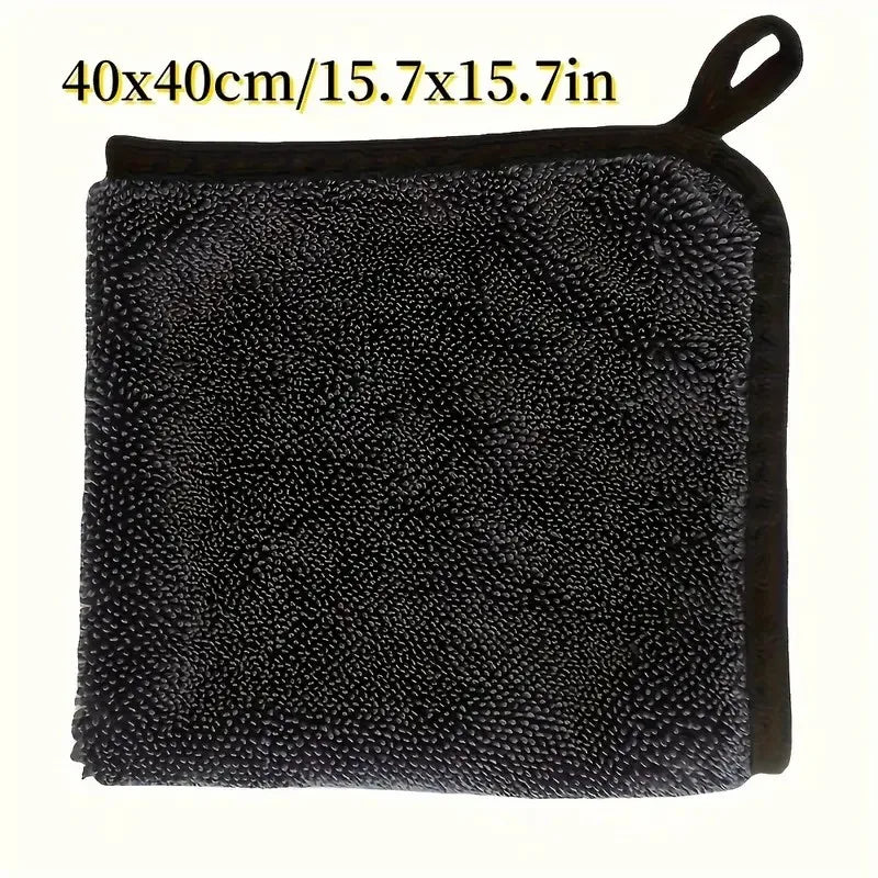 Ultra-Absorbent Microfiber Cleaning Cloth - Soft, Durable & Quick-Dry Towel for Cars, Home, and Bathroom Use
