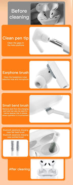 32 in 1 Mobile Phones Cleaning Kit Multifunctional Cleaner Set For Keyboard Camera Laptop Earphone Clean Pen Brush Cleaning Tool