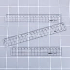 Colourful Student Flexible Ruler, Inch And Metric, 30 Cm/12 Inch, 20 Cm/8 Inch, 15 Cm/6 Inch, Random Colors Student Stationary