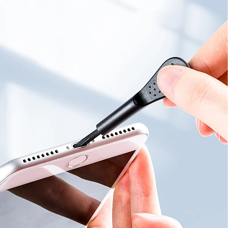 Computer Camera Mobile Phone Cleaning Tools Microfiber Cloth Screwdriver Cleaning Cloth Air Blower Brushes for Keyboard