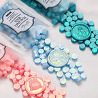 100Pc Glitter Sealing Wax Seal Stamp Wax Beads Scrapbook Material Wedding Birthday Party Invitation Stamp DIY Stamp Decoration