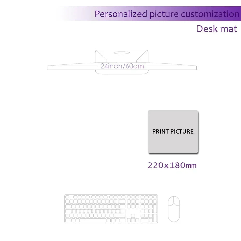 Create Your Own Personalized Mousepad Print Custom Mouse Pad Company Playmat Deskmat 1200x600 Customizable Keyboard Computer Mat