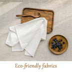 4PC 30X45CM Wedding Cloth Napkins Sage Green Cotton Fabric  Dinner Kitchen Tea Towels Table Design Mat Christmas Decoration