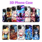 Anime 3D Lenticular Phone Case for iPhone,SAMSUNG,,Xiaomi/Redmi,ect. Creative Phone Cover Kids Children Birthday Gift