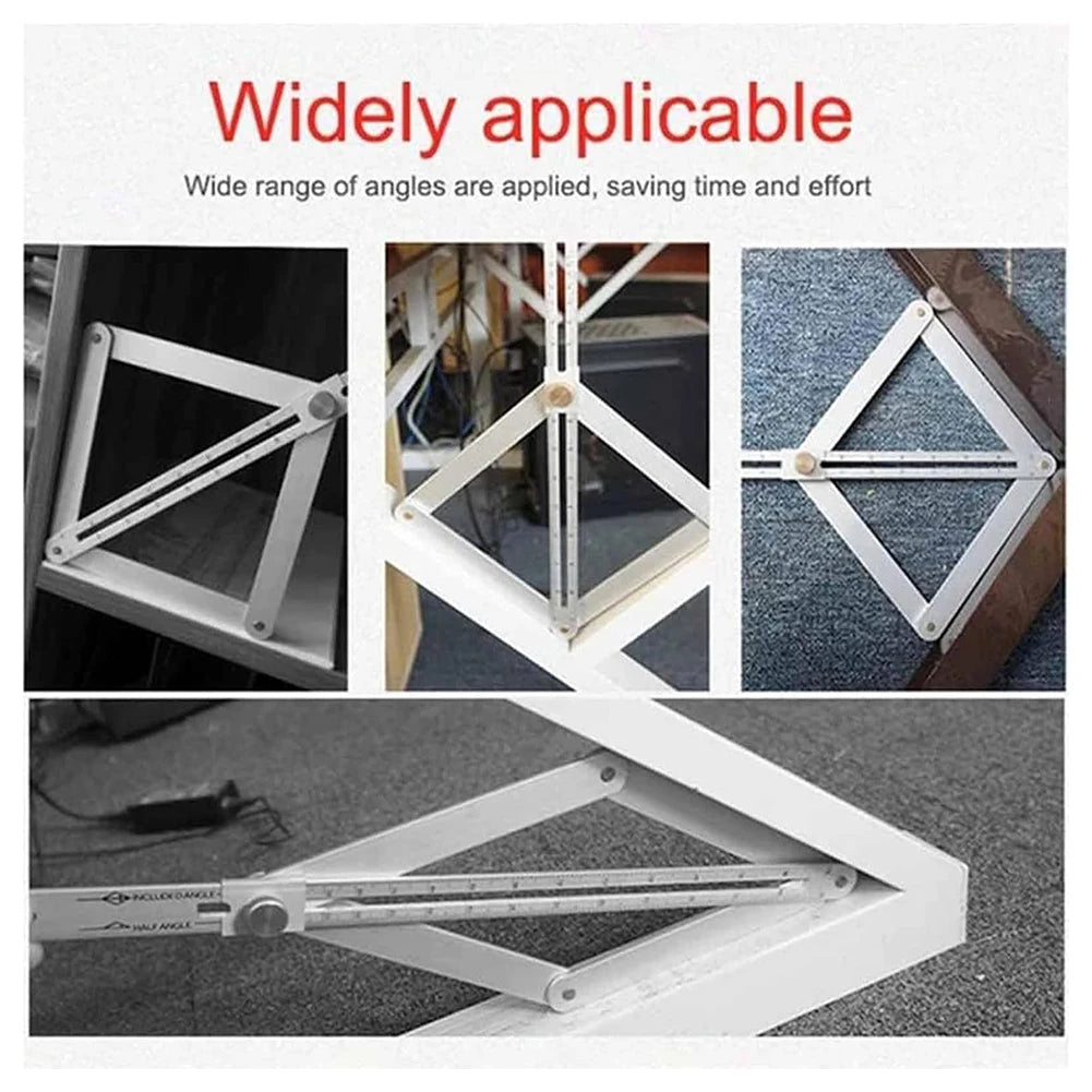 Aluminum Alloy Angle Protractor,Corner Angle Measuring Finder Tool,Protractor Angle Finder Woodworking Measuring Tool