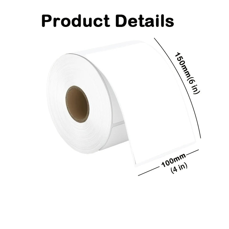 350 Labels Roll 100x150mm Thermal Shipping Label Sticker Water Resistant Strong Adhesive Postage Direct Printer Express Package