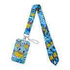 Japanese Anime Monsters Neck Strap Lanyard for Keys Keychain Badge Holder ID Credit Card Pass Mobile Phone Charm Accessories