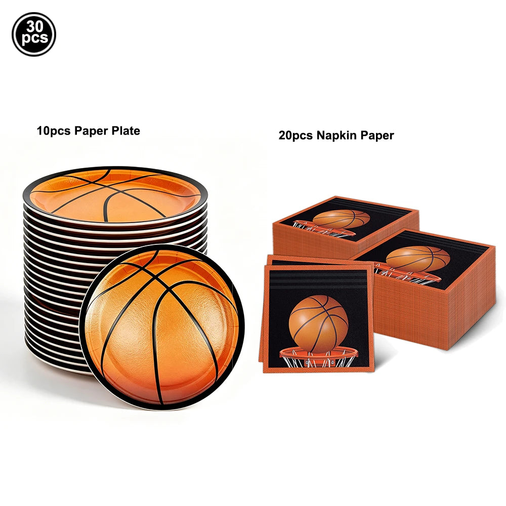 Basketball Tablecloths Basketball Party Decorations Rectangular Plastic Table Cover Boys Basketball Theme Birthday Party Supplie