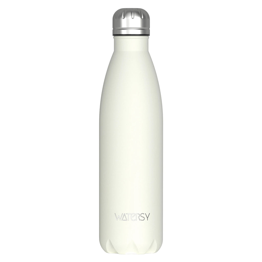 WATERSY 500ml Stainless Steel Water Bottle Insulated Vacuum Flask Double Wall Thermal Cup Keep Cold Hot Sports Kettle