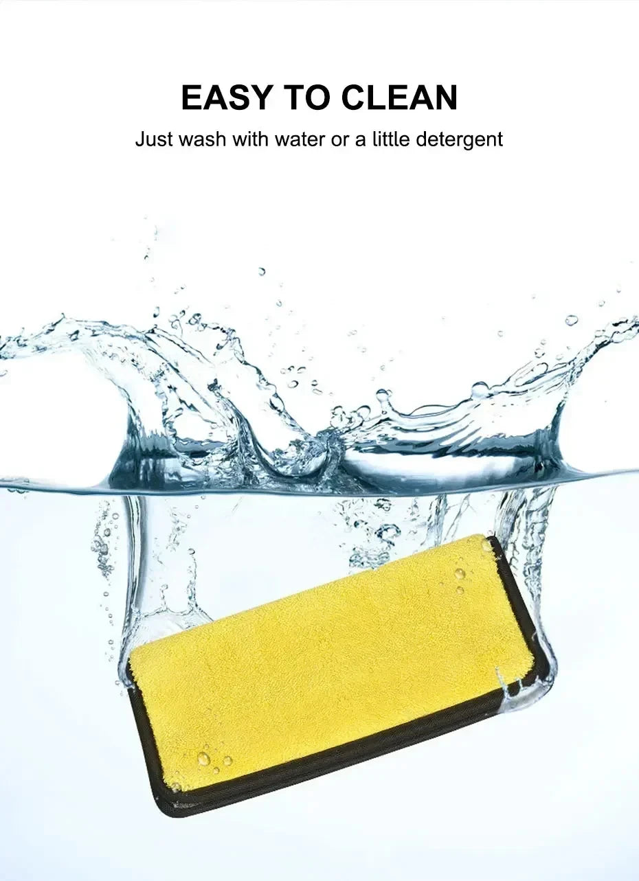Car Microfiber Cleaning Towels Thicken Double Layer Soft Drying Cloth Towel Car Care Detailing Towel Wash Rags
