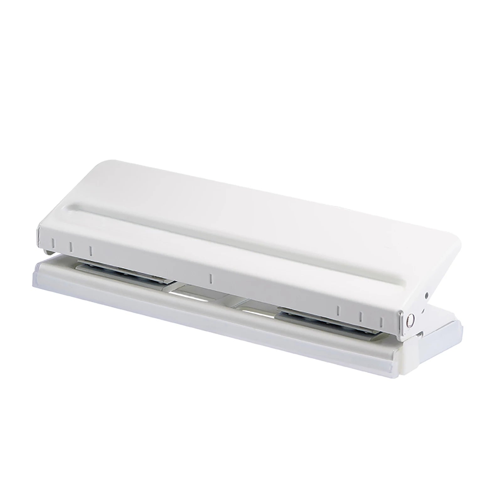 Adjustable 6-Hole Desktop Punch Puncher for A4 A5 A6 B7 Dairy Planner Organizer Six Ring Binder with 6 Sheet Capacity