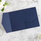 5pcs 18x13cm Pink Envelopes for Wedding Invitation Birthday Anniversary Thick Tri-Fold Envelope Greeting Card Pocket Envelope