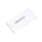 10/20/30Pcs Name Tag Blank Name Badges Acrylic Name Tag Holders 70x30mm Insert Blank Acrylic Nameplate