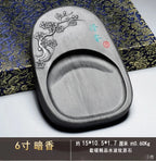 Exquisite Traditional Portable Lightweight Calligraphy Inkstones Huizhou Ink Slabs Perfect for Brush Writing Students Inkstone