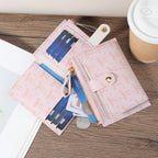 Ultra-Thin Zipper Card Wallet for Cash ID Credit Cards Coins, Lightweight Portable Pocket Money Holder