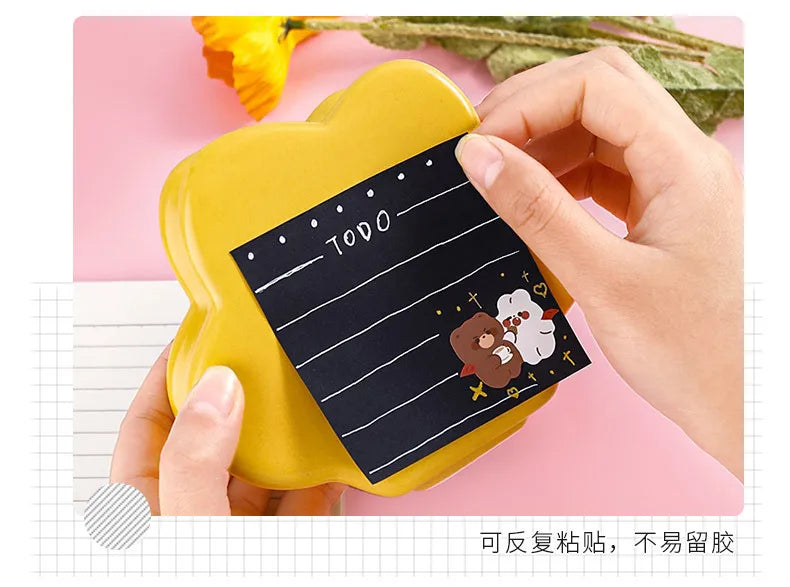 Black N Times Sticky Notes To Do List Memo Pad Notepad Cute School Office Supplies Gift Stationery