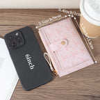 Ultra-Thin Zipper Card Wallet for Cash ID Credit Cards Coins, Lightweight Portable Pocket Money Holder