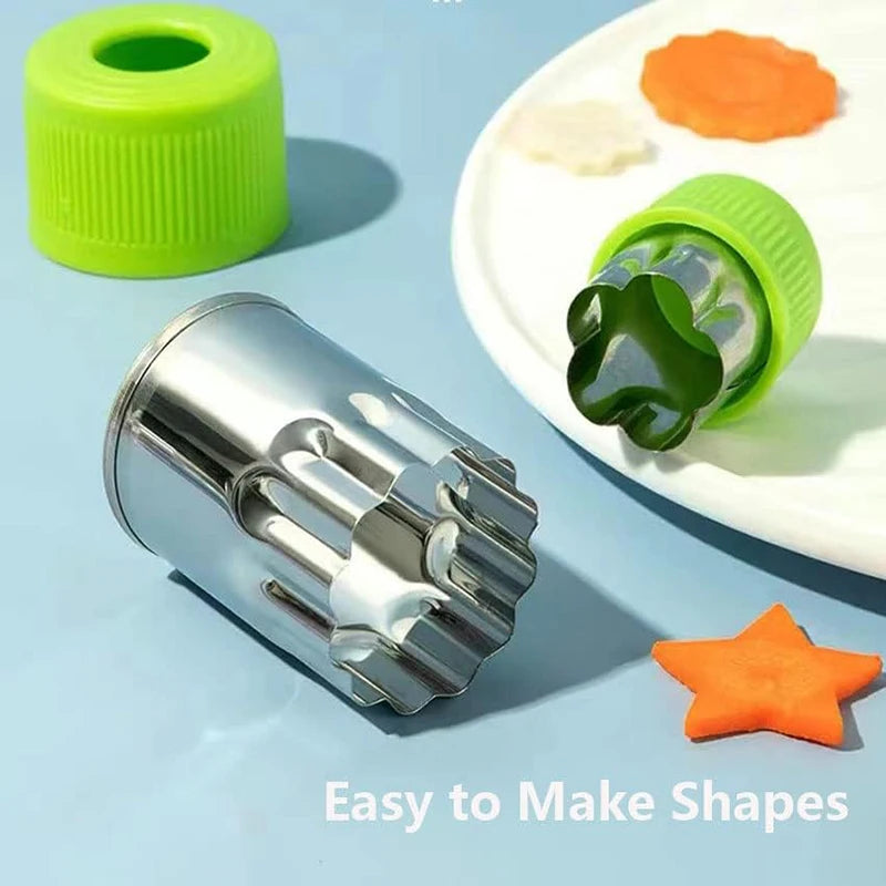 Mini Fruit Forks For Children Kids Cute Animal Food Picks Snack Toothpicks With Vegetable Cutter Set Silicone Lunch Box Dividers
