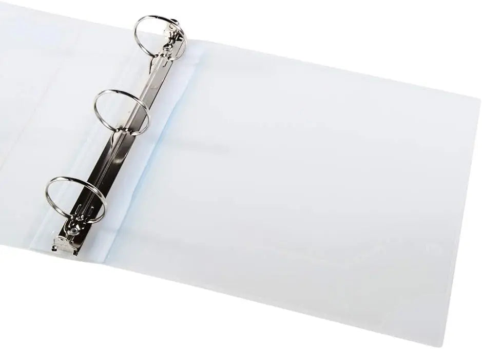2-Inch 3 Ring Binder, Clear, Pack Of 2 For Organizing Documents