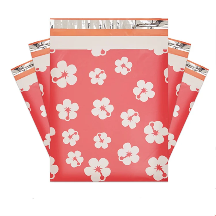 100PCS Poly Mailer Adhesive Envelope Courier Print Bag DIY Lady Panties Dress T-shirt Wedding Xmas Gift Box Packaging Pouches